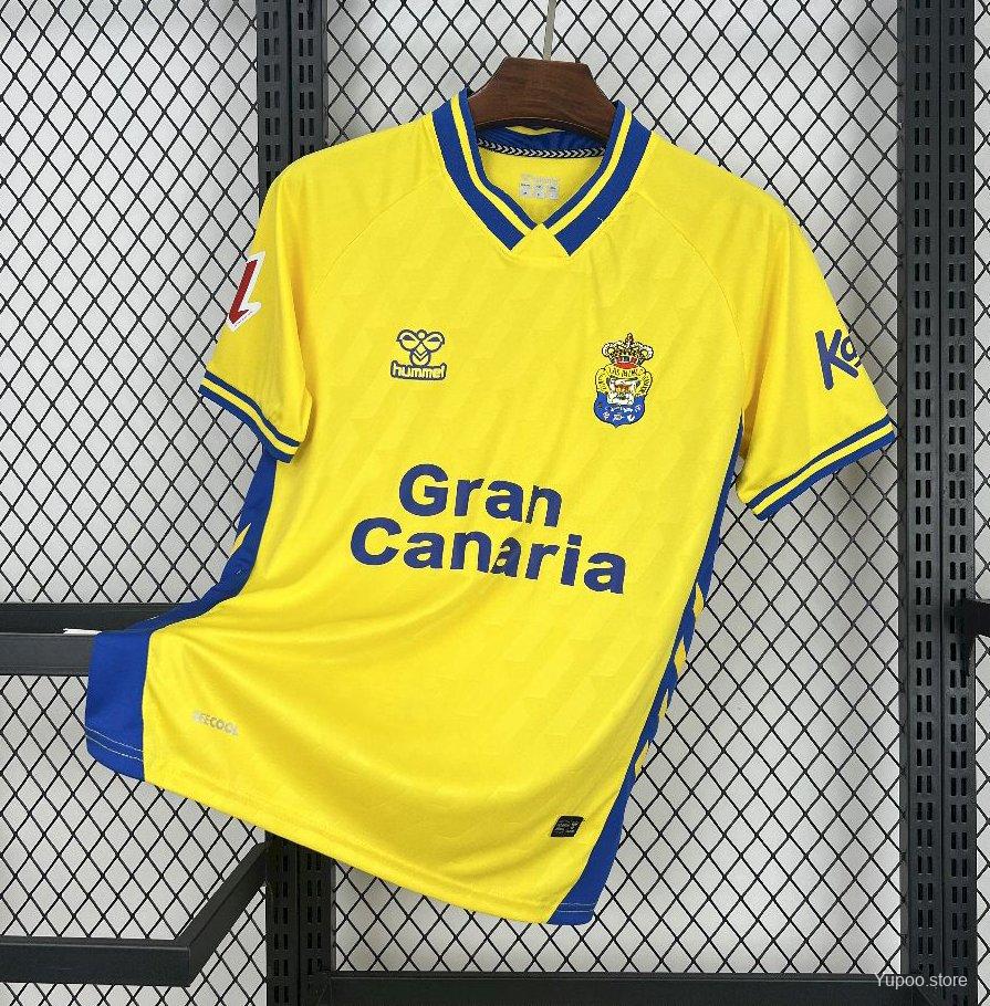 Camiseta de fútbol Las Palmas 2025/26 LOCAL MANGA CORTA VERSION FAN